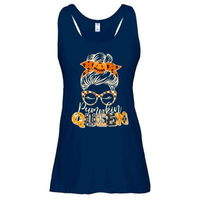 Cute Halloween Pumpkin Queen Autumn  Ladies Essential Flowy Tank