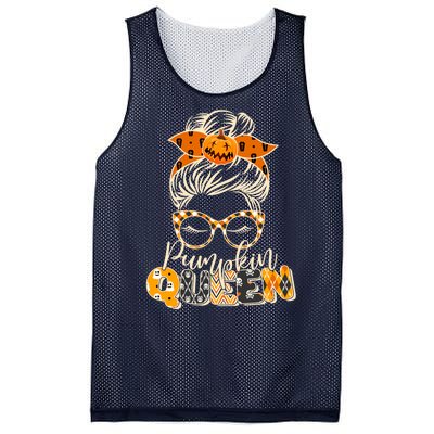 Cute Halloween Pumpkin Queen Autumn  Mesh Reversible Basketball Jersey Tank