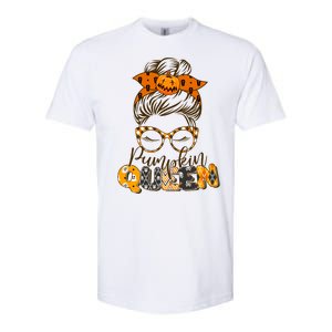 Cute Halloween Pumpkin Queen Autumn  Softstyle CVC T-Shirt