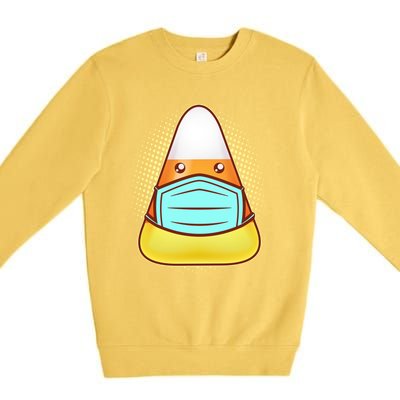 Cute Halloween Quarantine Candy Corn Premium Crewneck Sweatshirt