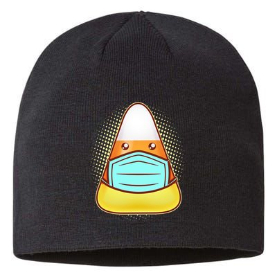 Cute Halloween Quarantine Candy Corn Sustainable Beanie