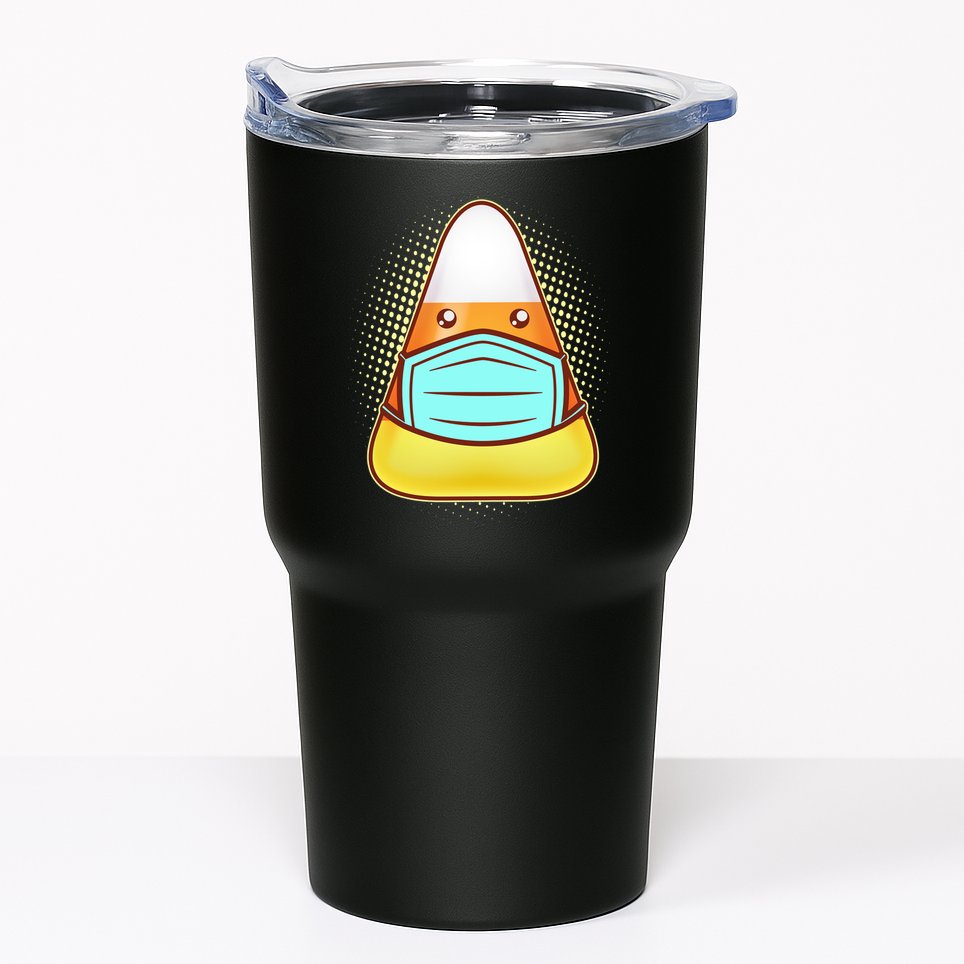 Cute Halloween Quarantine Candy Corn Tumbler