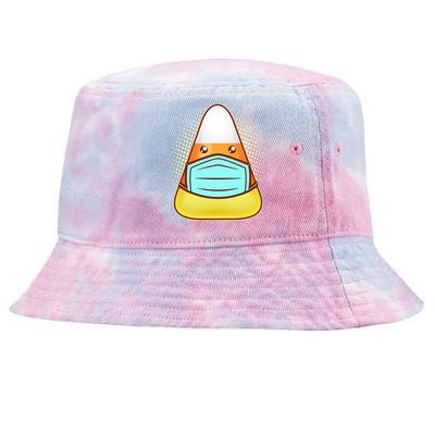 Cute Halloween Quarantine Candy Corn Tie-Dyed Bucket Hat