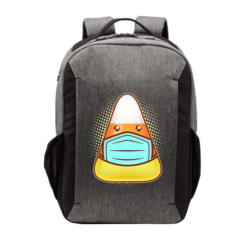 Cute Halloween Quarantine Candy Corn Vector Backpack