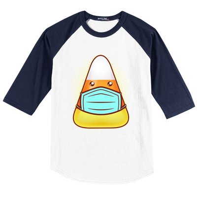 Cute Halloween Quarantine Candy Corn Baseball Sleeve Shirt