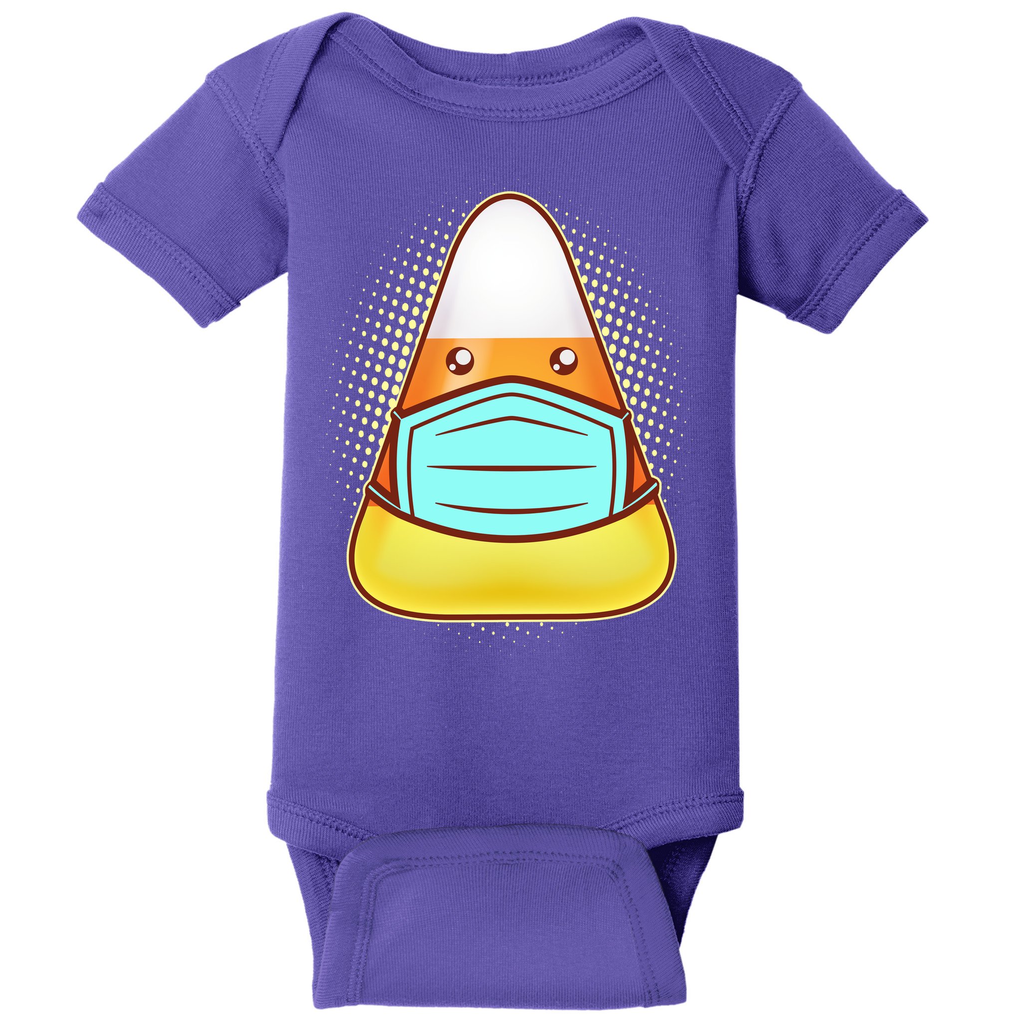 Cute Halloween Quarantine Candy Corn Baby Bodysuit