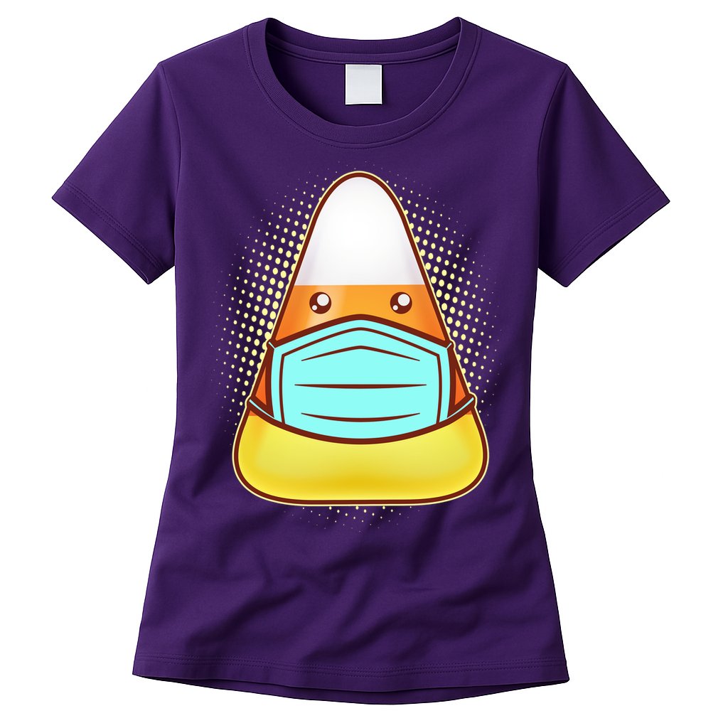Cute Halloween Quarantine Candy Corn Womens T-Shirt