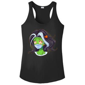 Cute Halloween Quarantined Frankenstein Monster Girl Ladies PosiCharge Competitor Racerback Tank