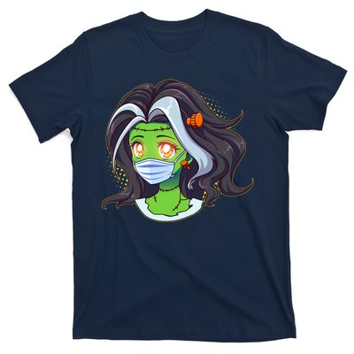 Cute Halloween Quarantined Frankenstein Monster Girl T-Shirt