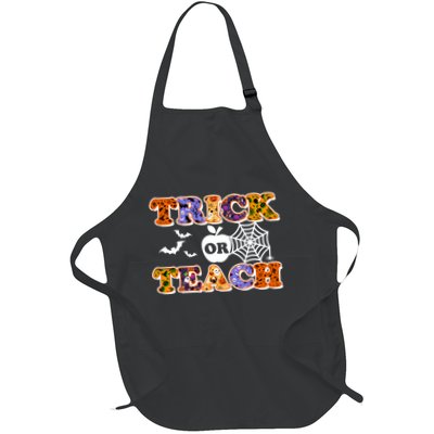 Cute Halloween Trick Or Teach Teacher Apron