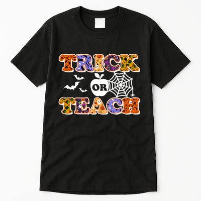Cute Halloween Trick Or Teach Teacher Tall T-Shirt