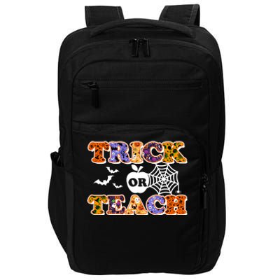 Cute Halloween Trick Or Teach Teacher Impact Tech Backpack