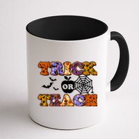 Cute Halloween Trick Or Teach Teacher Coffee Mug