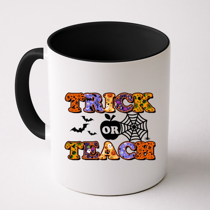 Cute Halloween Trick Or Teach Teacher Coffee Mug