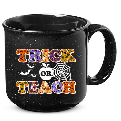 Cute Halloween Trick Or Teach Teacher 15oz Campfire Ceramic Mug