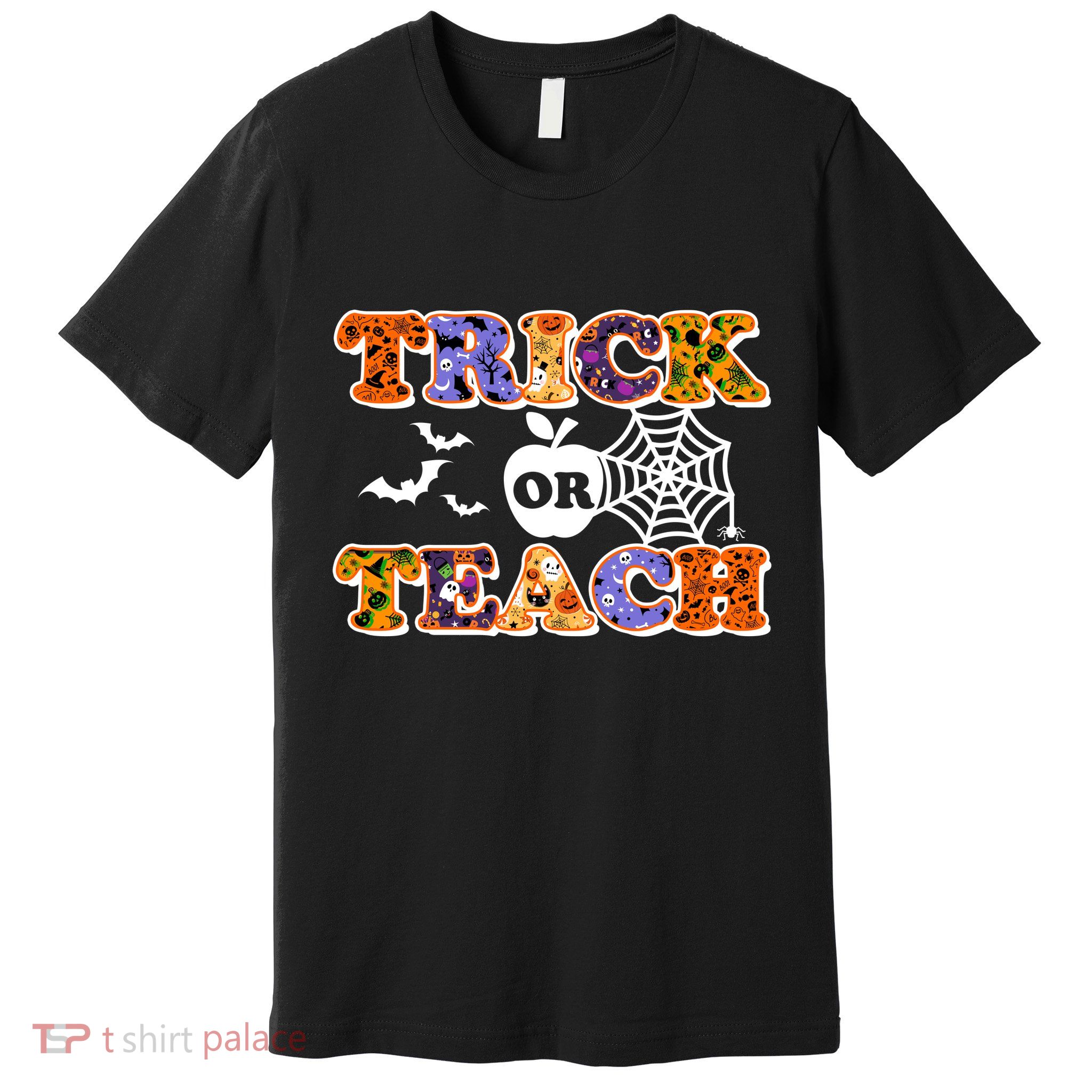 Cute Halloween Trick Or Teach Teacher Premium T-Shirt