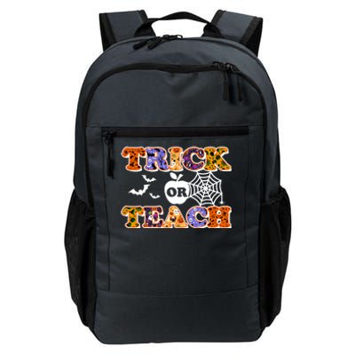 Cute Halloween Trick Or Teach Teacher Daily Commute Backpack