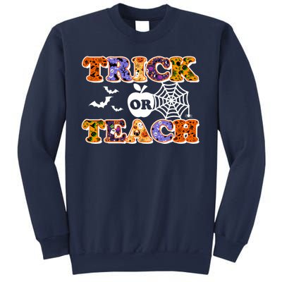 Cute Halloween Trick Or Teach Teacher Sweatshirt