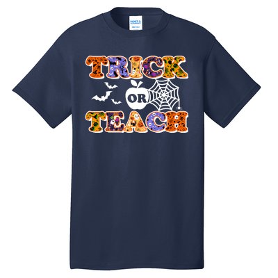 Cute Halloween Trick Or Teach Teacher Tall T-Shirt