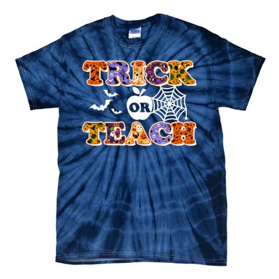 Cute Halloween Trick Or Teach Teacher Tie-Dye T-Shirt