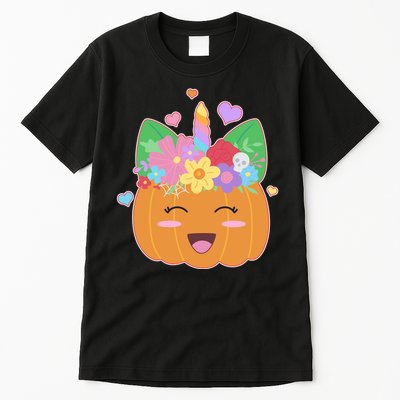 Cute Halloween Unicorn Pumpkin Tall T-Shirt