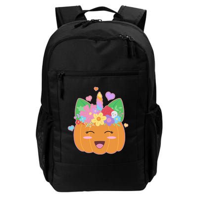 Cute Halloween Unicorn Pumpkin Daily Commute Backpack
