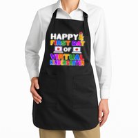 Cute Happy First Day Of Virtual Kindergarten Apron