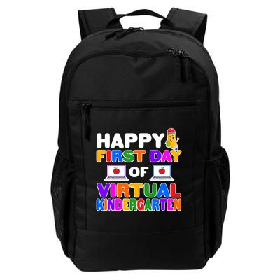 Cute Happy First Day Of Virtual Kindergarten Backpack