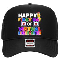 Cute Happy First Day Of Virtual Kindergarten Hat