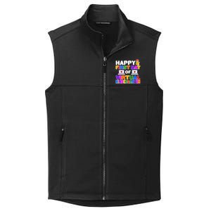 Cute Happy First Day Of Virtual Kindergarten Collective Smooth Fleece Vest