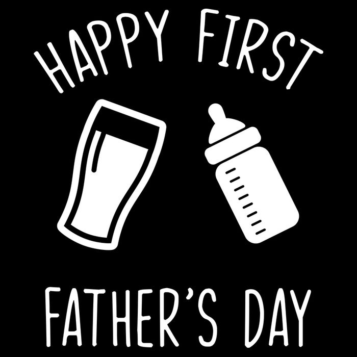 Cute Happy First Father's Day Baby Bottle Wool Snapback Cap