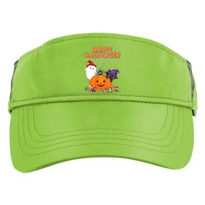 Cute Happy Halloween Friends Adult Drive Performance Visor