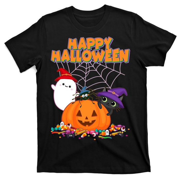 Cute Happy Halloween Friends T-Shirt