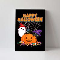 Cute Happy Halloween Friends Canvas