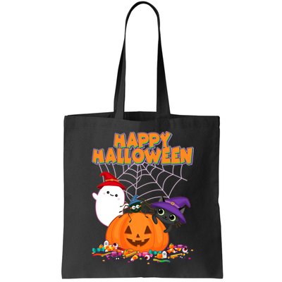 Cute Happy Halloween Friends Bag