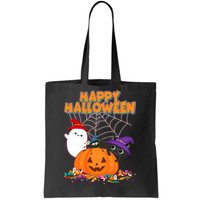 Cute Happy Halloween Friends Tote Bag