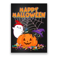 Cute Happy Halloween Friends Poster