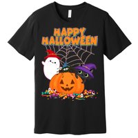 Cute Happy Halloween Friends Premium T-Shirt