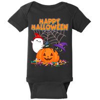 Cute Happy Halloween Friends Baby Bodysuit