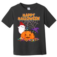 Cute Happy Halloween Friends Toddler T-Shirt