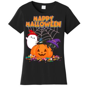 Cute Happy Halloween Friends Women's T-Shirt