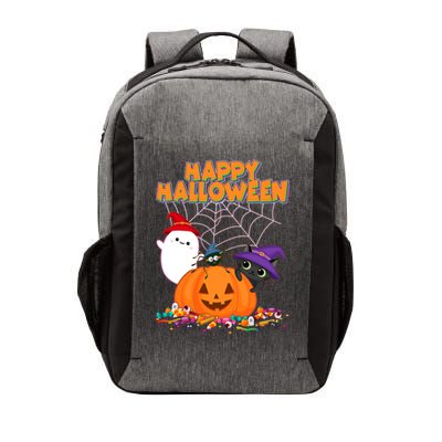 Cute Happy Halloween Friends Vector Backpack