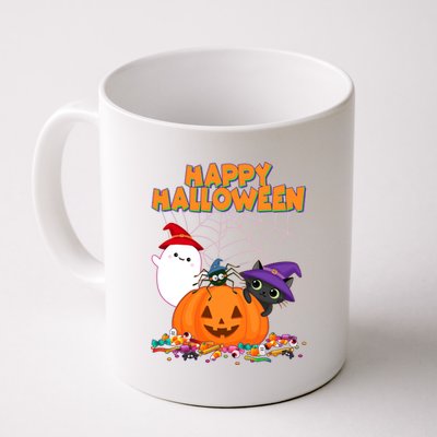 Cute Happy Halloween Friends Coffee Mug