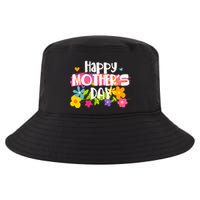 Cute Happy Mother's Day Paint Splash Flowers Cool Comfort Performance Bucket Hat
