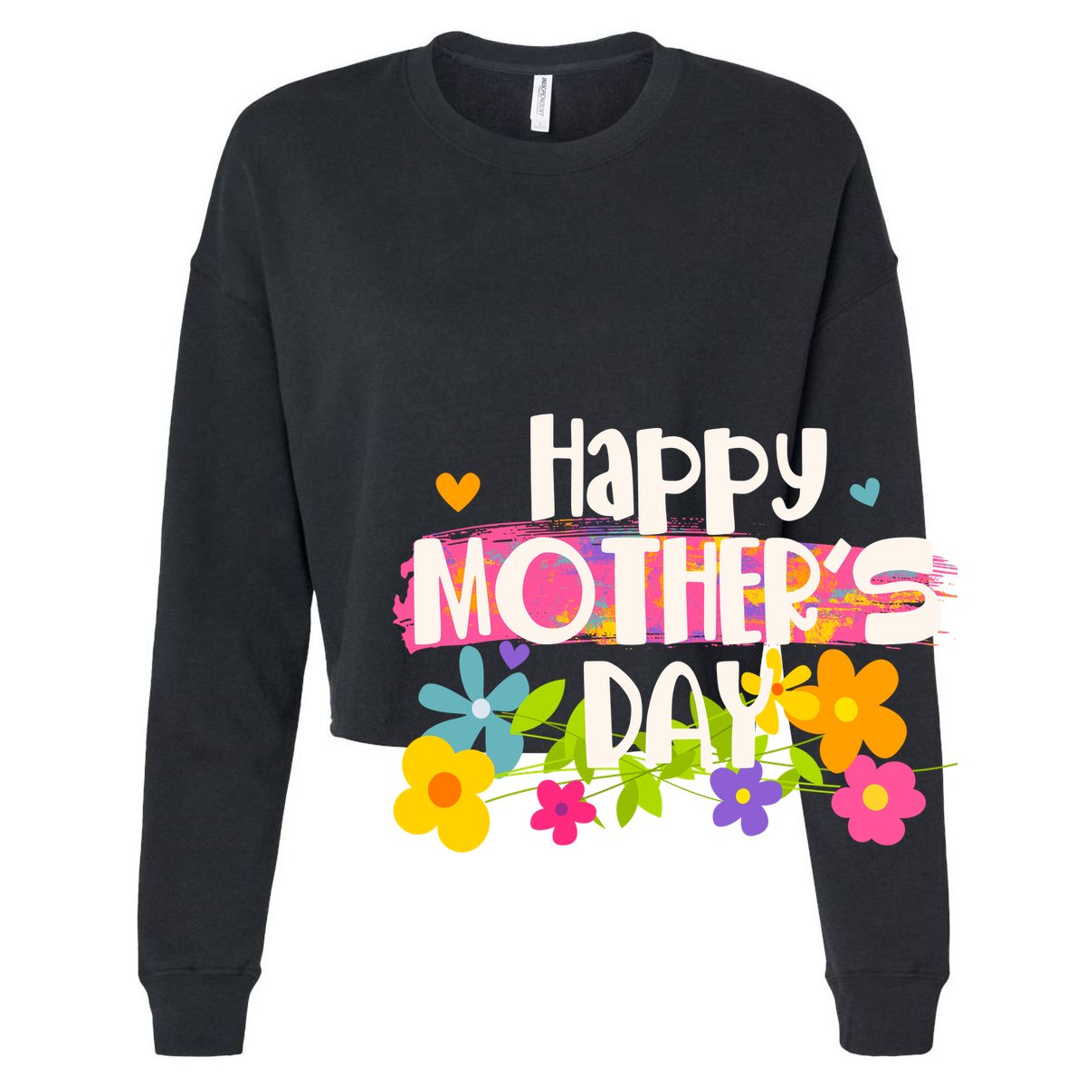 Cute Happy Mother's Day Paint Splash Flowers 15oz Campfire Ceramic Mug