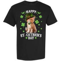Cute Happy St Catricks Day Kitten Garment-Dyed Heavyweight T-Shirt