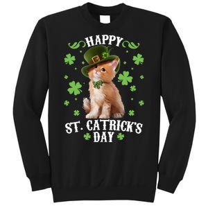 Cute Happy St Catricks Day Kitten Sweatshirt