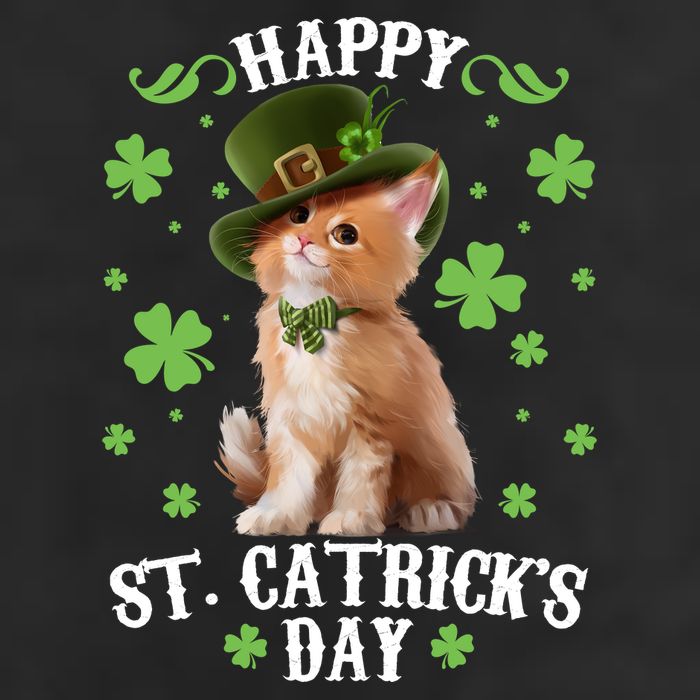 Cute Happy St Catricks Day Kitten 11oz C Handle Ceramic Mug