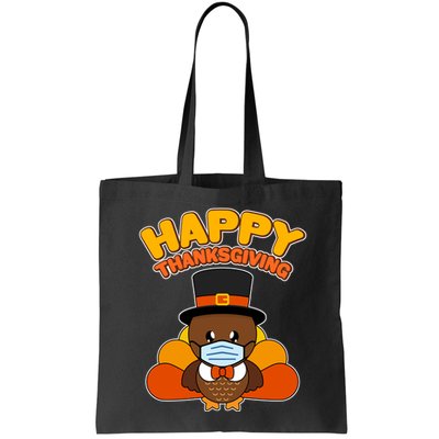 Cute Happy Thanksgiving Quarantine Turkey Mask Bag