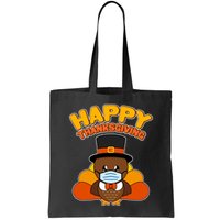 Cute Happy Thanksgiving Quarantine Turkey Mask Bag